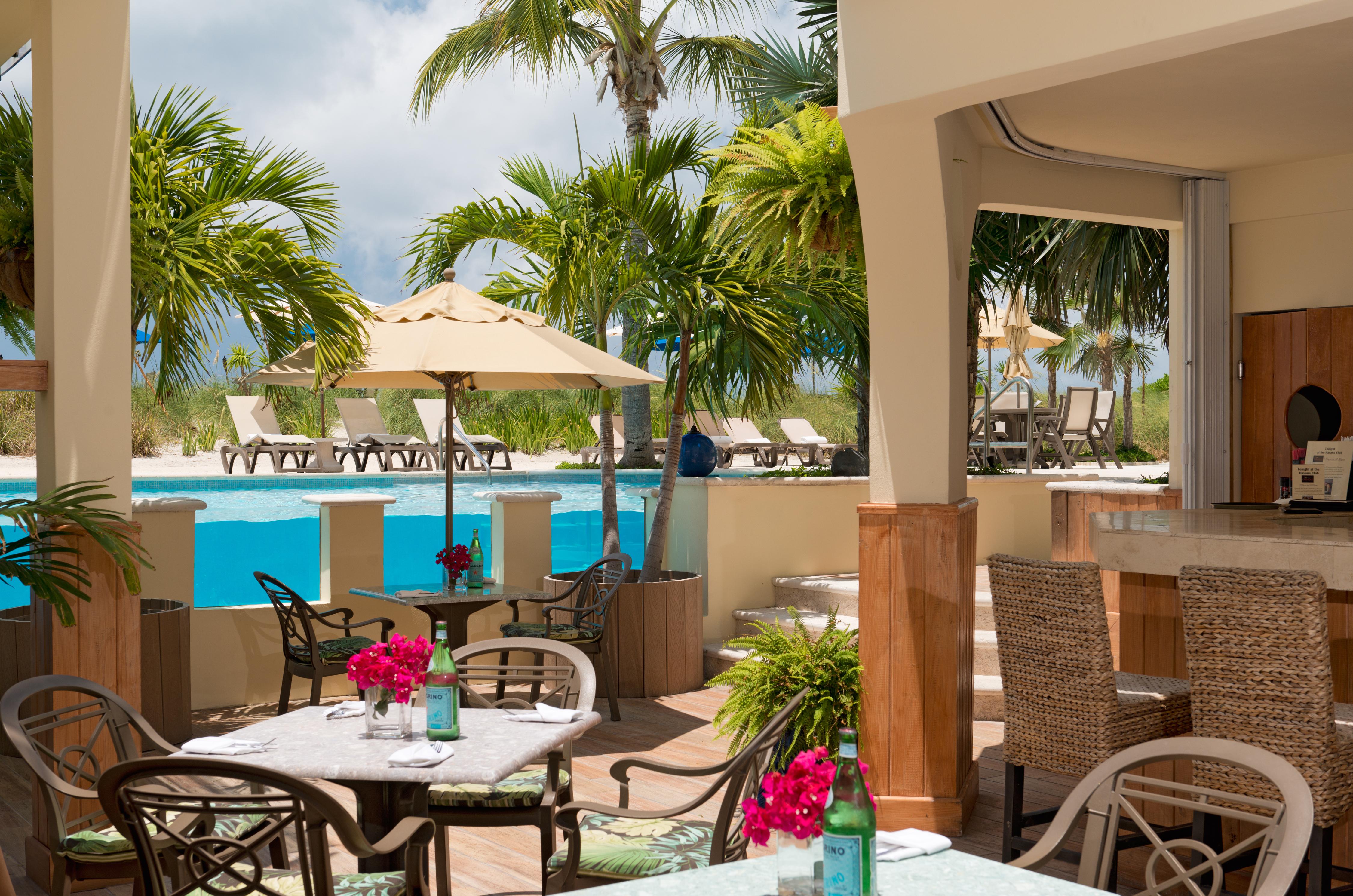 Windsong On The Reef Hotell Grace Bay Restaurant bilde